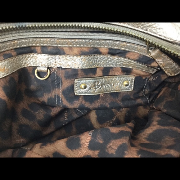 b Makowsky Leather Satchel - Picture 7 of 12